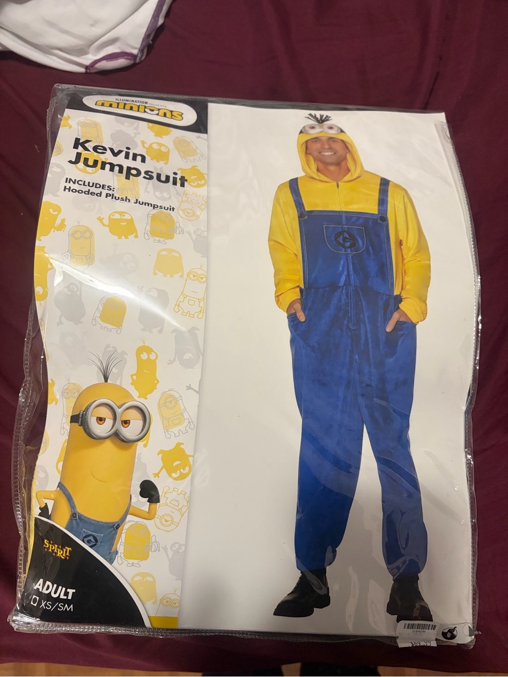 Kevin Jumpsuit Kids Costume - Yellow and Blue Hooded Plush